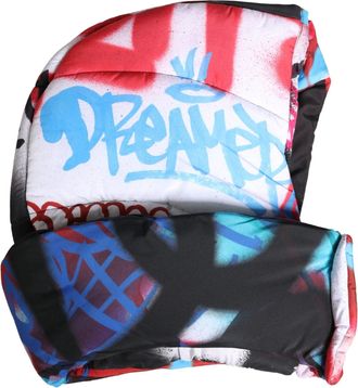 Dolce & Gabbana Mens Multicolor Graffiti Whole Head Wrap Capello Hat Polyester
