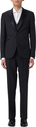 Tagliatore Kostuums, Heren, Blauw, XL, Jurk met vest