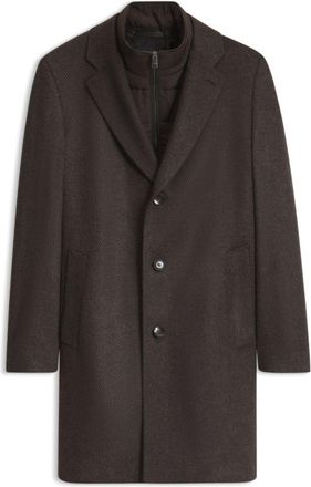BOSS ONE slim-fit coat in wool and cashmere