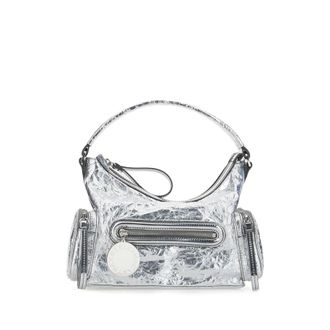Stella McCartney Stella Mccartney Silver Polyester Small Dartmoor Handbag