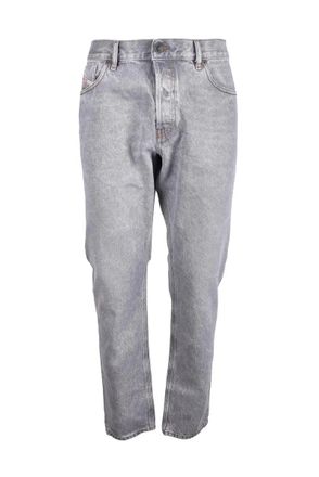 Diesel Light Grey Classic Cotton Jeans