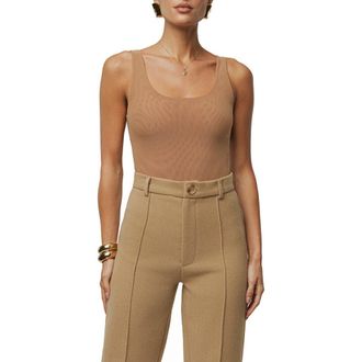 JLUXLABEL Tank Bodysuit in Pecan at Nordstrom, Size X-Small