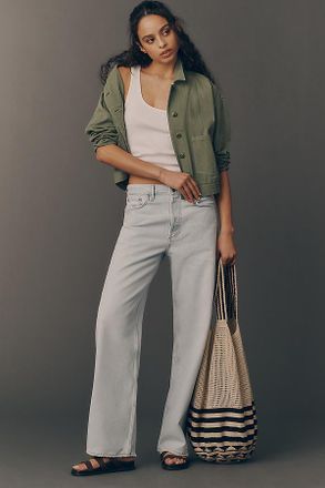 A Gold E Arc High-Rise Tapered Jeans