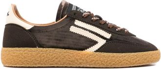 Puraai stripe-detail sneakers - Brown