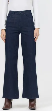 Dear John Denim Fiona Raw Hem High Waist Wide Leg Jeans in Zodiac at Nordstrom, Size 32