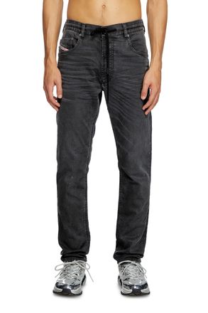 Diesel Regular 2032 D-Krooley Joggjeans - Jeans - Man - Black