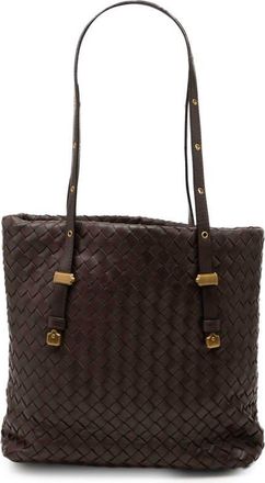 Bottega Veneta Pre-owned Bottega Veneta Small Nappa Intrecciato Tote Ladies 3D39YVDNR112IVML