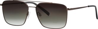 Marc O'Polo Sonnenbrille MARC OPOLO 505097, Herren, dunkelgun, Sonnenbrillen Sonnenbrille, Form Karree/Eckig, Logoschriftzug auf B&uuml;gel und Glas, Polyamid UV 400