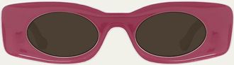 Loewe Oval Injection Plastic Sunglasses