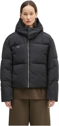 PANGAIA Hooded Puffer Jacket - Dames - Winterjassen - Zwart - S - Jassen