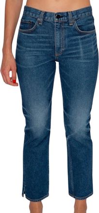 ASKK NY Womens Mid Rise Straight Jean In Resin