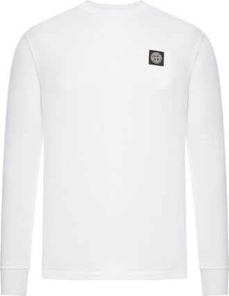 Stone Island LONG SLEEVE T-SHIRT WITH COMPASS PATCH - Stone Island - Man