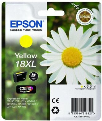 Epson Ink Cartridge Xl Yellow Claria Home T 181 T 1814