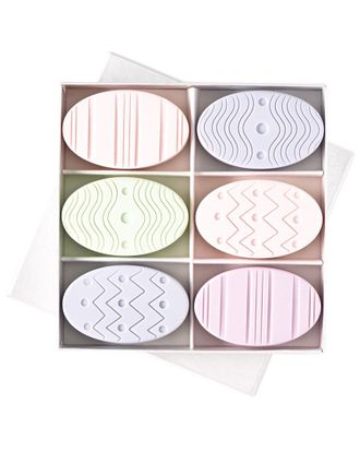 Carved Solutions Modern Easter Egg 6Pc Assorted Bar Soaps Set