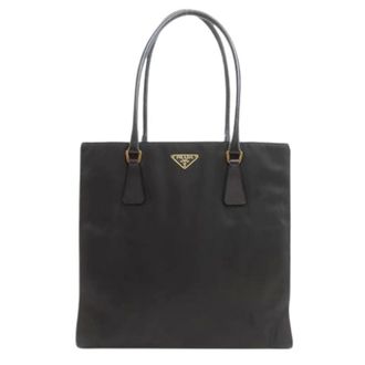 Prada Pre-owned Tote Bags, female, Black, Size: ONE SIZE Pre-owned Vintage Tote Bag