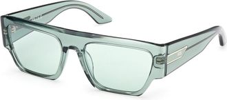 GCDS GD0064 93N Mens Sunglasses Green Size 55