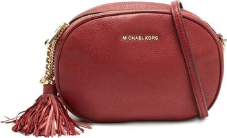 Michael Kors Borsa a tracolla Ginny in pelle - Rosso
