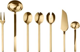 Mepra Stile By Pininfarina Serving Set - 7 Pieces in Gold at Nordstrom