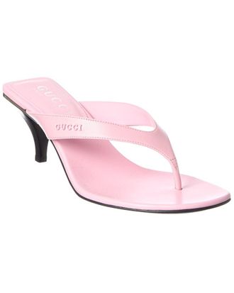 Gucci Vittoria 50 Leather Sandal