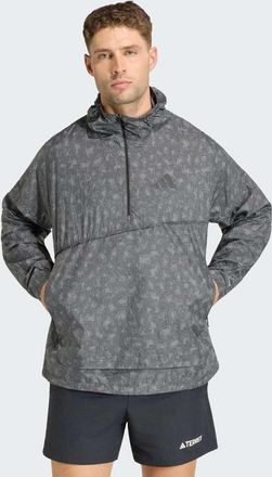 adidas adidas Performance - Terrex Xploric Clima365 - Anorak antivento grigio con stampa