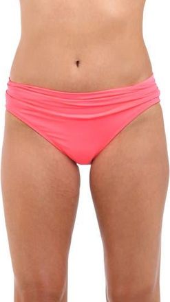 La Blanca Island Goddess Hipster Bikini Bottoms in Coral Reef at Nordstrom Rack, Size 14