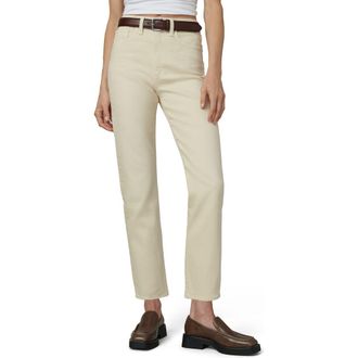 Joe's The Margot High Waist Ankle Slim Straight Leg Jeans in Creme Brulee at Nordstrom Rack, Size 24