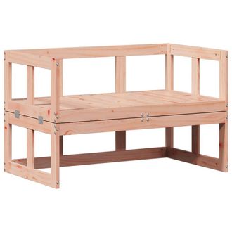 vidaXL Banco Sof&aacute; De Jard&iacute;n Extensible Madera Maciza Douglas Vidaxl