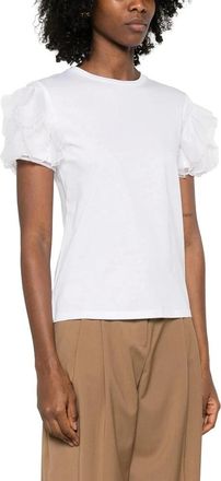 Max Mara T-shirt - Dames - T-shirts - Wit - L - Tops