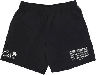 Mitchell & Ness NBA Team Heritage Woven Short Hardwood Classics Boscel - Heren - Korte sportbroeken - Zwart - XL - Polyester - Fitness