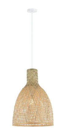 Els Banys L&aacute;mpara techo colgante bamb&uacute; natural