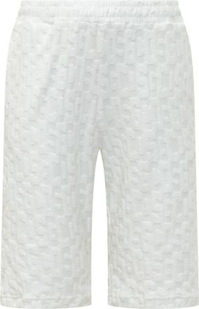 GCDS White Logo Shorts