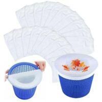 OEM 20 Unidades De Calcetines Para Skimmer De Piscina, Calcetines Reutilizables Para Filtro De Piscina, Calcetines Para Skimmer De Piscina, Accesorios Par