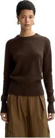 Soft Goat Cashmere Sweater - Dames - Cashmere truien - Bruin - S - Truien & Vesten