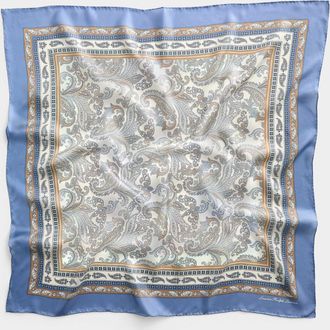 Lauren Ralph Lauren Womens Large sheer pure silk antique paisley scarf