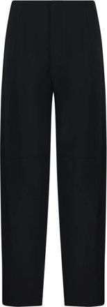 Victoria Beckham Broeken, Dames, Zwart, S, Wide Broeken