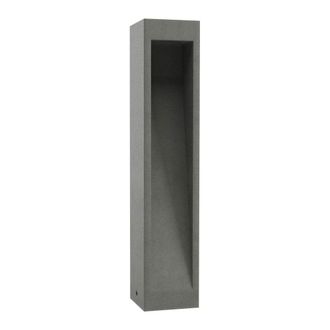 OEM Paletto Led Redo Group Toss 91006 91007 91008 Ip65 H60 Monoemissione Cemento Alluminio Vetro, Colore Grigio Scuro