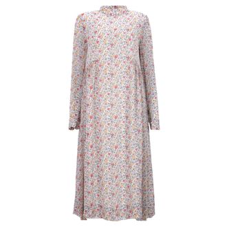 Ganni Ganni Ditsy Floral Midi Dress in Multicolor Cotton