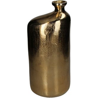Schubiger M&ouml;bel Vase Aluminium, Champagner H: 38 cm
