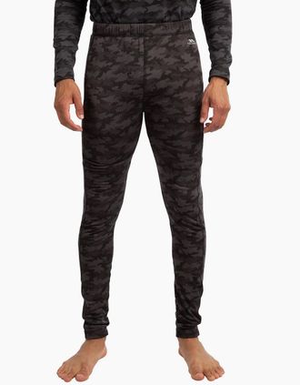Trespass Mens Trespass Mens Derren Camo Base Layer Bottoms - Grey - Size: 35/34/32