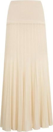 Isabel Marant Gonna Ezra plissettata - Toni neutri