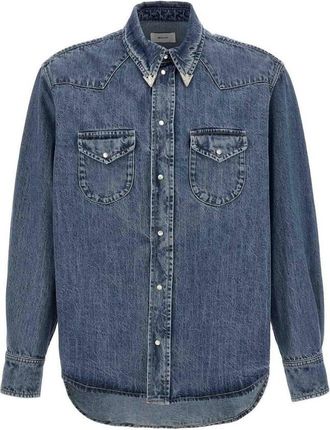 Bally Long-Sleeved Western Denim Shirt