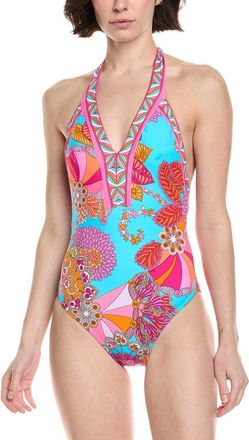 Trina Turk Plunge One-Piece