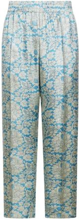 Pierre-Louis Mascia Broeken, Heren, Blauw, M, Chique Broek met Patroon