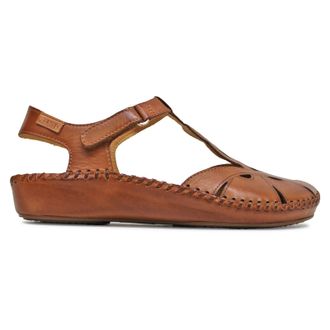 Pikolinos P. Vallarta 655-0703 Leather Womens Comfort Sandals - Brandy - Size:UK 6-6.5