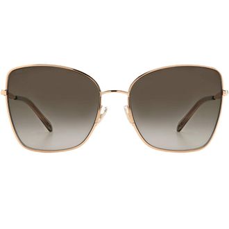 Jimmy Choo London Alexis DDB HA rosegouden zonnebril