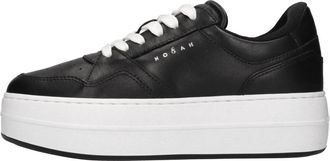 Hogan Skyscraper Sneakers - Dames - Sneakers - Zwart - 36 1/2 EU - Leer - Schoenen