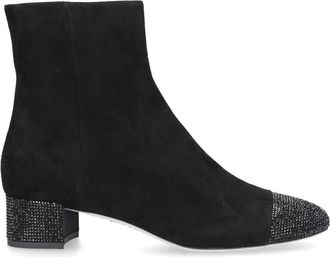 Rene Caovilla Enkellaarsjes - Dames - Laarzen met Hak - Zwart - 36 EU - Schoenen