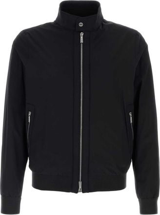 Moorer Midnight blue nylon blend Albert jacket