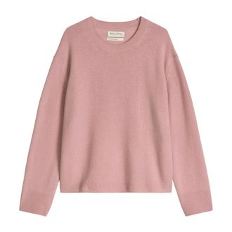 Marc O'Polo Ronde hals gebreid - Dames - Ronde hals truien - Roze - S - Wol - Truien & Vesten