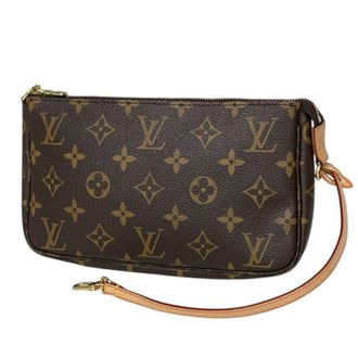 Louis Vuitton Brown Monogram Monogram Pochette Pouch (Pre-Owned)